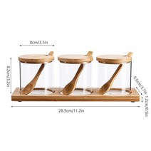 시리얼디스펜서 시리얼통 곡물 원두 보관함 1/3pcs 안경 스토리지 항아리 캔디 쿠키 차 커피 콩 주최자 병