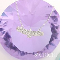 에이치플러스몰 CRICRI 브레이브 스와로브스키 크리스탈 제작 목걸이