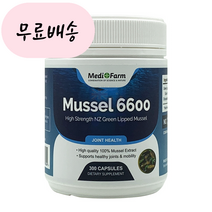 [메디팜]-M2-MediFarm 뉴질랜드 초록입홍합 머슬 6600 300개입, 1개