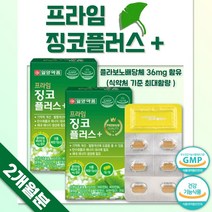 식약처 인증 은행잎 복합 영양제 30정 ﻿x 2박스 2개월분 . 11종 복합 기능성 건강기능식품 은행잎 추출물 아연 판토텐산 나이아신 비타민 B1 B2 B6 철 셀렌 망간, 2세트 ( 4통 )