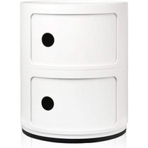 Kartell 카르텔 컴포니빌리 2단 수납장 화이트