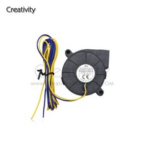 3D프린터부품 Creativity-Ender 3 CR10 4010/5015 송풍기 팬 4010 축 12V 24V 3d 프린터 냉각 부품 DC 터, 08 12V 5015 Blower Fan
