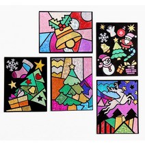 민화샵 민화 포일아트 모음, 민화 크리스마스 포일아트 : 트리
