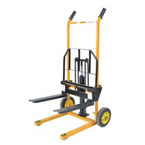 소형 수동 리프트 지게차 핸드 푸시 유압 200kg 중량 자키 구루마 견인, 200kg 0.9m