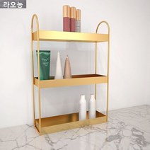 라오농 LAONONG 향수진열대 자개화장대 메이컵박스 화장품정리대 정리함 보관함 2단 3단 UIAjhk336Z, 금색 3층+행복한 가게 직영 안심구매weihaizgu