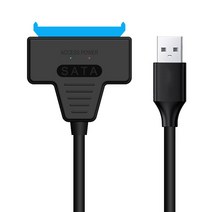 SSD 외장하드 SATAUSB 30 c타입 OTG 케이블 6 Gbps 25 인치 외장형 HDD SSD 하드 드라이브 SATA 3 22 핀 데, 02 USB 3.0-A Port, 한개옵션1