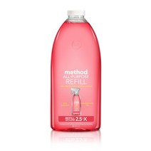 Method 미국 메소드 다목적 클리너 핑크 그래이프후르츠 리필 68oz(2L) All Purpose Surface Cleaner Refill Pink Grapefruit