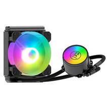 RGB120 수냉식 라디에이터 5V ARGB 일체형 싱글 드레인 냉방 세트 CPU 라디에이터, ARGB120