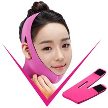 소홈 브이라인 V밴드 얼굴살 마사지 밴드 사각 비대칭 처진볼살 턱살제거 턱선, 1개