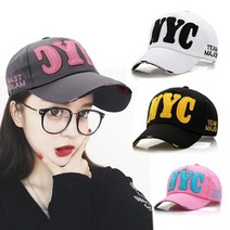 뉴요커 여성 레터링 얼굴소멸 볼캡 연예인모자 블랙:one-size