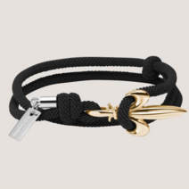 본쟈르디노 지오반니 스트링 블랙 골드 실버 로즈골드 팔찌