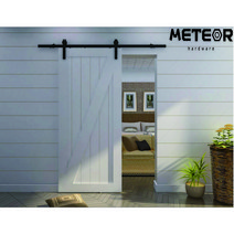 [METEOR] 슬라이딩도어 부속 (통레일) 손잡이 댐퍼 하부가이드, 목문형 A형 (측면고정식), 2M