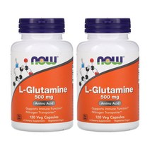 1+1 Nowfoods 나우푸드 글루타민 500mg 120정 베지캡슐 L 엘글루타민 글루텐프리 아미노산 고약사 약들약 채식주의자 비건