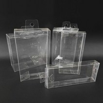 PVC 투명 사각 케이스 2호 벌크포장 선물포장 박스, 단일옵션