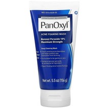 PanOxyl 아크네 포밍 워시 벤조일퍼옥사이드 10% 맥시멈 스트렝스 156g(5.5oz)