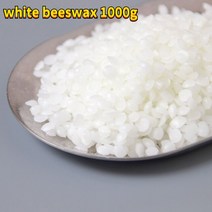 향초만들기100g/500g/1kg 천연 콩 왁스 양초 만들기 수공예 DIY 100% 무첨가 립스틱 밀랍 용품, 06 white beeswax 1000g, 한개옵션1