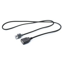 자동차 USB 4 핀 Aux 오디오 플매트 카펫 매트 러그 케이블 커넥터 어댑터 CD 라디오 Kia KX3 KX5 Sorento Tucson for Hyundai Sonata, [01] C