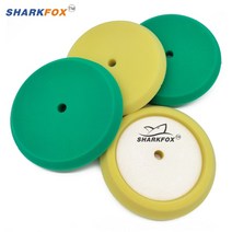자동차광택기7인치 (180mm) 버프 연마 스폰지 패드 키트 자동차 광택기 버퍼용, 04 Green 2Pcs_01 7 Inch