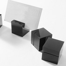 아크릴네임택 정사각 블랙사선형 1개 30x30mm