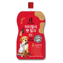 닥터할리 펫밀크 홍삼 200ml x 10개, 닥터할리 펫밀크 홍삼 200ml x 1