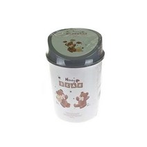 쭈bhnj__허니베어휴지통 1호 7L (색상랜덤) 청소용품 회전 인테리어 실외 분리수거 음식물쓰레기 귀여운 쓰레기통 실내♥hopenjoy!, ♥hopenjoy!