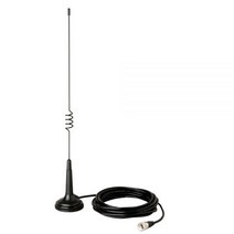 Cobra HG A1000 18.5 인치 마그네틱 마운트 CB 안테나 - 튼튼한 자석 자동차 SUVS 레크리에이션 차량 100 와트 파워 핸들링 기능