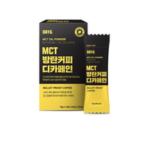 데이앤 MCT 오일 방탄커피 디카페인 커피믹스, 10g, 14개입, 7개
