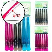 바버스토어 눌림 방지 헤어 클립 집게 미용실 바버샵 BARBERSHOP HAIR CLIP, 1세트, 와인