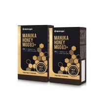 [엔젯오리진] 마누카허니 MGO 83+/뉴질랜드마누카꿀스틱/UMF/MANUKAHONEY, 2통