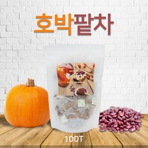 BMS 호박차 팥차 호박팥차 호박티 팥티 호박팥티 건호박차 호박티백 100티백, 100개, 1g