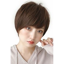 (브라이트 라라) 가발 숏 풀 가발 밥 자연 가발 남장 쇼트 헤어 쇼트 밥 hf1284-XB-S (ブライトララ) ウィッグ ショート フルウィッグ ボブ 自然 ウイッグ 男装 ショートヘア