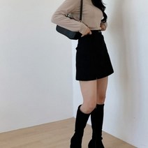 기타 바보사랑[디작소] 여성 미니 스커트 치마 팬츠 코크스 코튼 트임