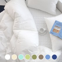 베이직톤 고밀도80수 호텔 이불커버 (SS/Q/L/LK), 퓨어화이트