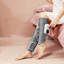 SHOUKEN 다리 종아리 에어 온열 마사지기 무선 공기압 안마기, A타입, 블루