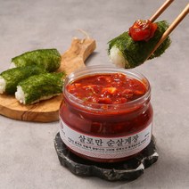 알품게 삼대인천게장 꽃게장 살로만 순살게장 양념 간장 380g, 살로만 순살 간장게장 380g