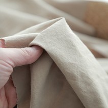 워싱린넨)20수 스판무지(베이지)
