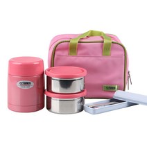 코스모스 스텐 보온도시락 19종 보온죽통 보온보냉용기, 01.웰빙 WJ-045, 1개