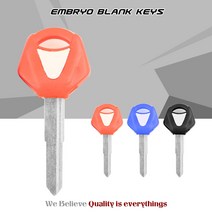 잠금장치 도난방지 오토바이 자전거 바이크 오토바이 포경 우측 블레이드 빈 키 배아 야마하 호완 YZF600, 05 Black-10PCs