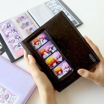 네컷 앨범 쿠션형 사진첩, 쿠팡 02트윙클퍼플
