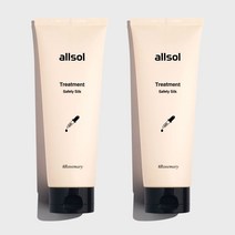 올솔 무실리콘l 트리트먼트 세이프티 실크 250ml 1+1, 로즈마리향 1개+베이비파우더향 1개