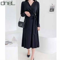 드넬 랩플레어원피스DWO22449A