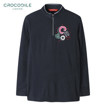 [크로커다일레이디] 카라 포인트 반집업 티셔츠