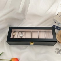에브리테일 원목 6구 손목 시계 보관함
