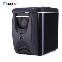 TTCR-II 휴대용 쿨러 6L 미니 냉장고 DC12V 자동차 학생 기숙사 냉각 상자 터치 냉동고 자동, Black, 01 Black