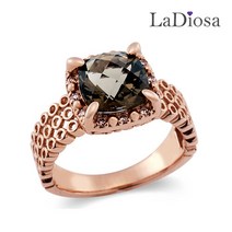 라디오사 18K 스모키 쿼츠 여성반지 G18D-8596RM