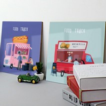 [바보사랑] ig305-아크릴액자_푸드트럭[꾸밈], 상세 설명 참조, 타입선택:10.푸드트럭_퀘사디아, 상세 설명 참조