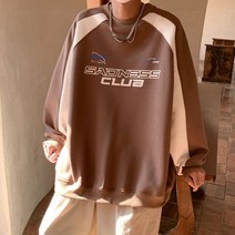 클럽 레이서 유니폼 오버핏 맨투맨