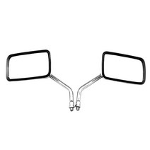 바이크캐리어 범용 직사각형 모양 오토바이 핸들 바 사이드 미러 스크린 2 10mm, 01 은