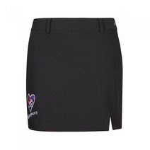 까스텔바작 여성 아트웍 자수 앞트임 큐롯_BGASCU501BLK