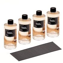 JSP디퓨저 500ML리필액 4개+스틱12개, 라벤다